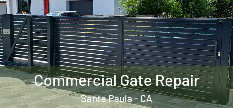 Commercial Gate Repair Santa Paula - CA