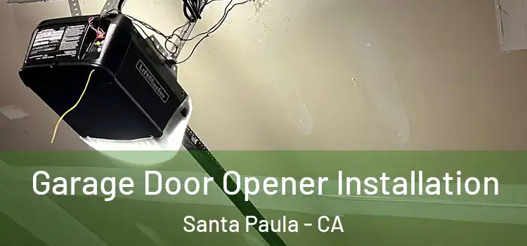  Garage Door Opener Installation Santa Paula - CA