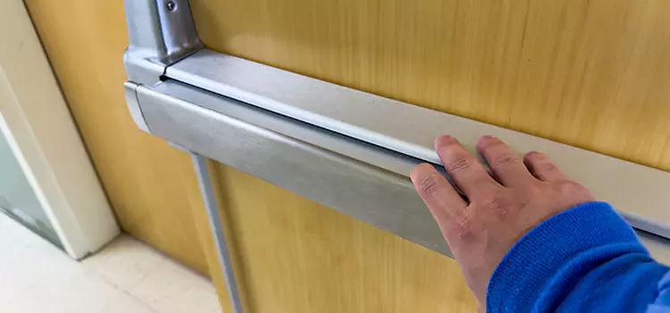 Installing a Push Bar on a Door Santa Paula