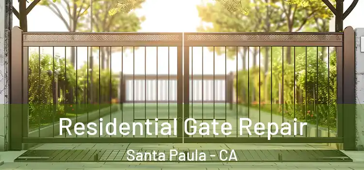 Residential Gate Repair Santa Paula - CA